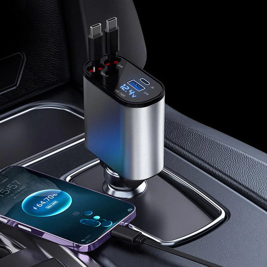 Quadra Automobile Charger Multipurpose 4 in 1