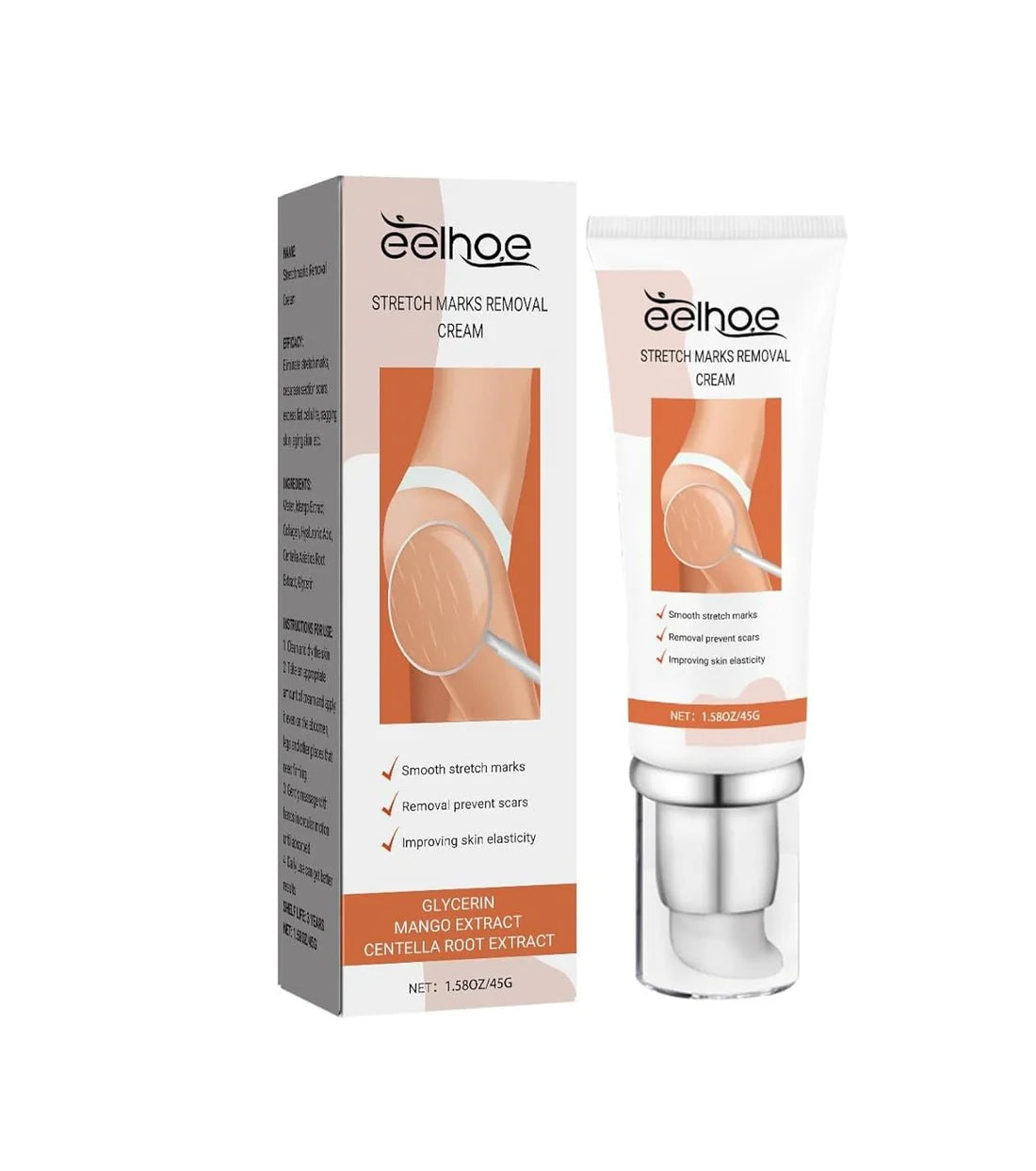 Eelhoe™ Restore & Glow Stretch Mark & Scar Cream-كريم ترميم الجلد الطبيعي
