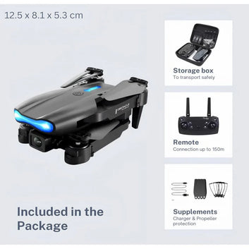 E99 Pro Max™ – Foldable 4K Drone with Dual Camera
